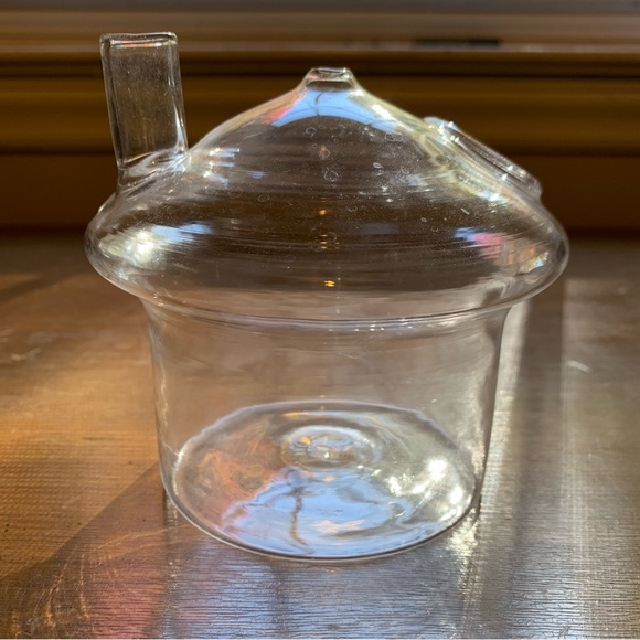 Glass Terrarium Mushroom Home Chimney Miniature Decor - Picture 2 of 5